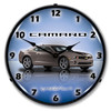 Camaro G5 Cyber Gray Backlit Clock