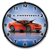 Camaro G5 SS Orange Backlit Clock