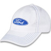 Ford Oval White Hat - left side