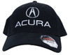 Acura Black Brushed Cotton Flex Hat (front)