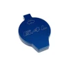 2015-up Dodge Challenger/Charger Billet Washer Fluid Cap Cover (blue base/engraved logo)