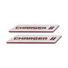 Dodge Charger Color Match Billet Red Door Sills (sample)