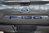 Ford 18-up F-150 Tailgate Letter Kit (Black w/ Blue Center Line)