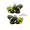 Dodge Angry Bee Acrylic Badge (PSC/PY4 Example)