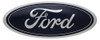 Ford Blue Oval Metal Sign - Dark