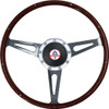 Ford Cobra Steering Wheel Metal Sign
