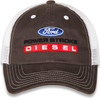 Ford Power Stroke Diesel Gray & White Mesh Hat (front)
