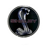 Shelby Cobra Black Circular Metal Sign