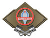 Shelby Cobra Carbon Diamond Metal Sign - Bronze