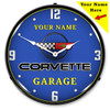 C4 Corvette Garage LED Backlit Clock