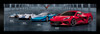 C8 Corvette Mid-Engine Concept Framed Printed Canvas Picture