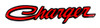 Dodge Charger Red Script Metal Sign