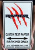 Ford Raptor Parking Only Metal Sign w/ Custom Text