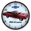 1971 Chevrolet El Camino LED Backlit Clock 