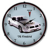 1976 Pontiac Firebird TA LED Backlit Clock