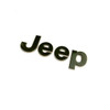 Jeep Acrylic Fender Badge (green fill/tan border)
