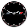 Camaro ZL1 Black LED Backlit Clock