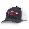 Chevrolet Bowtie American Flag Blue and White Mesh Hat