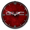 GMC Red LED Backlit Clock
