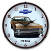 1970 Chevrolet Nova LED Backlit Clock