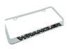 Jeep Wrangler White License Plate Frame (zoom)