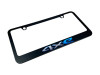 Jeep 4XE Black License Plate Frame (angled)