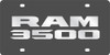 Dodge Ram 3500 Carbon Stainless Steel License Plate