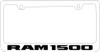 Dodge Ram 1500 White License Plate Frame
