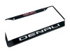 GMC Denali Black License Plate Frame - 2 Hole (angled zoom)
