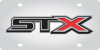 Ford F-150 STX Stainless Steel License Plate alt