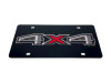 Ford 4X4 Black Acrylic License Plate - Color Logo