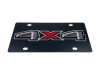 Ford 4X4 Carbon Stainless Steel License Plate - Color Logo