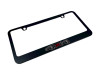 Ford 4x4 Black License Plate Frame - Color Logo (angled)