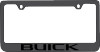 Buick Black License Plate Frame - Black Script (alt)