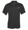 C8 Corvette PGA Airflux Performance Polo Shirt (black)