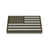 Billet American Flag Badge - Green