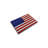 Billet American Flag Badge - Red, White & Blue
