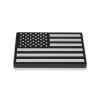 Billet American Flag Badge - Black