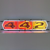 Oldsmobile 442 Neon Sign with Backing