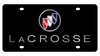 Buick LaCrosse Black Acrylic License Plate