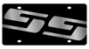 Chevrolet SS Black Acrylic License Plate