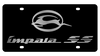 Chevrolet Impala SS Black Acrylic License Plate - Mirror