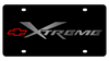 Chevrolet Xtreme Black Acrylic License Plate