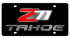 Chevrolet Z71 Tahoe Black Acrylic License Plate