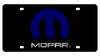 Mopar Omega Black Acrylic License Plate