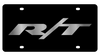 Dodge R/T Black Acrylic License Plate