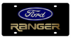 Ford Gold Ranger Black Acrylic License Plate