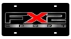 Ford FX2 Sport Black Acrylic License Plate