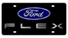 Ford Flex Black Acrylic License Plate
