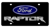 Ford Raptor Black Acrylic License Plate